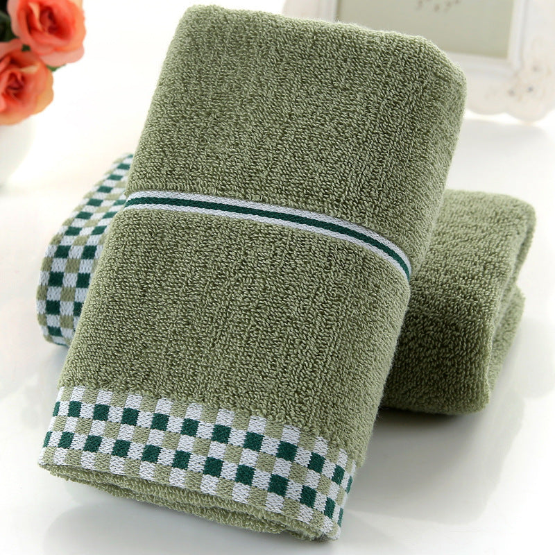 Soft absorbent facial towel couple adult towel