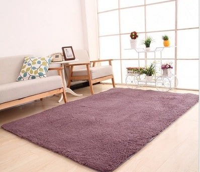 Living Room Rug Area Solid Carpet Fluffy Soft Home Decor White Plush Carpet Bedroom Carpet Kitchen Floor Mats White Rug Tapete