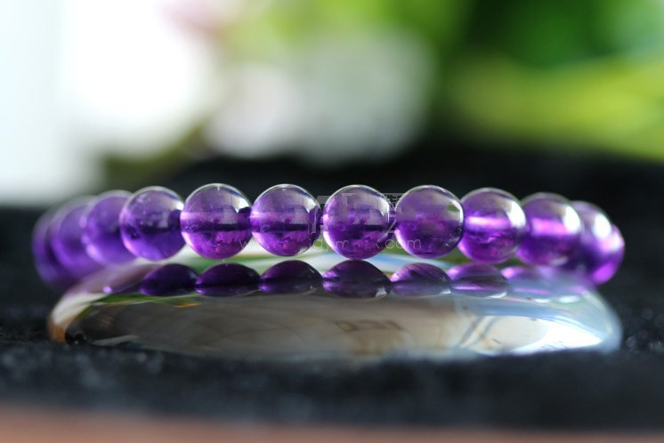 Natural amethyst bracelet