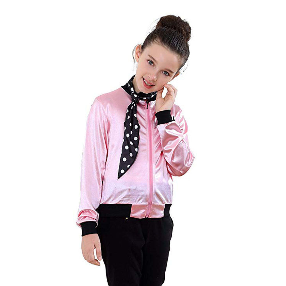 Kids   Ladies Grease Jacket Costume