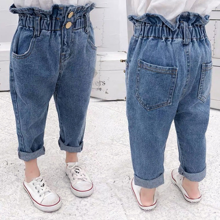 Girls' spring jeans