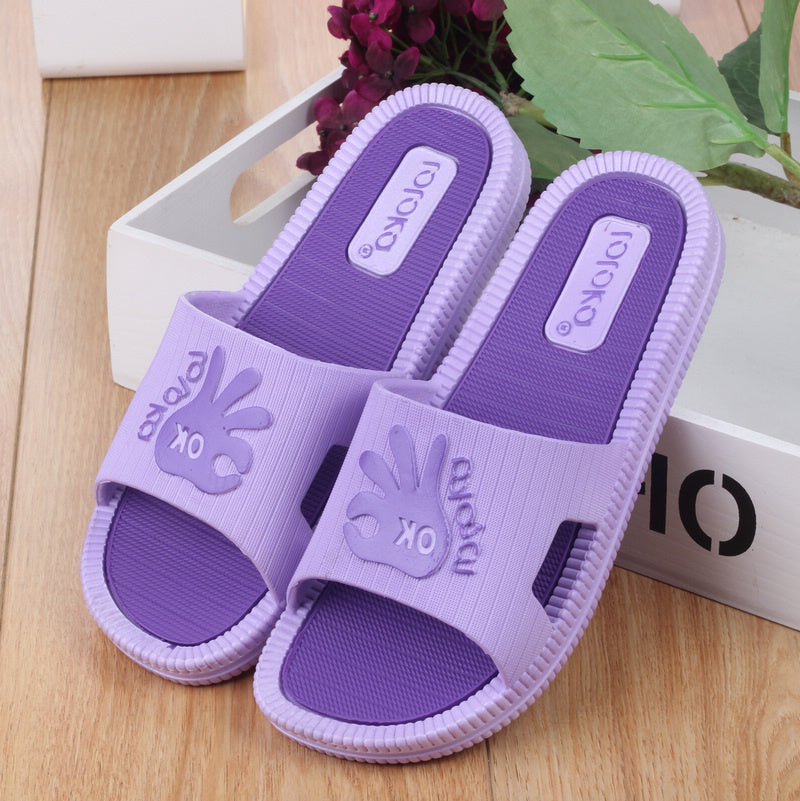 Lulujia Slippers Men And Women Summer Sandals And Slippers Thick-Soled Men's Non-Slip Home Couples Bathing Plastic Men's Sandals And Slippers