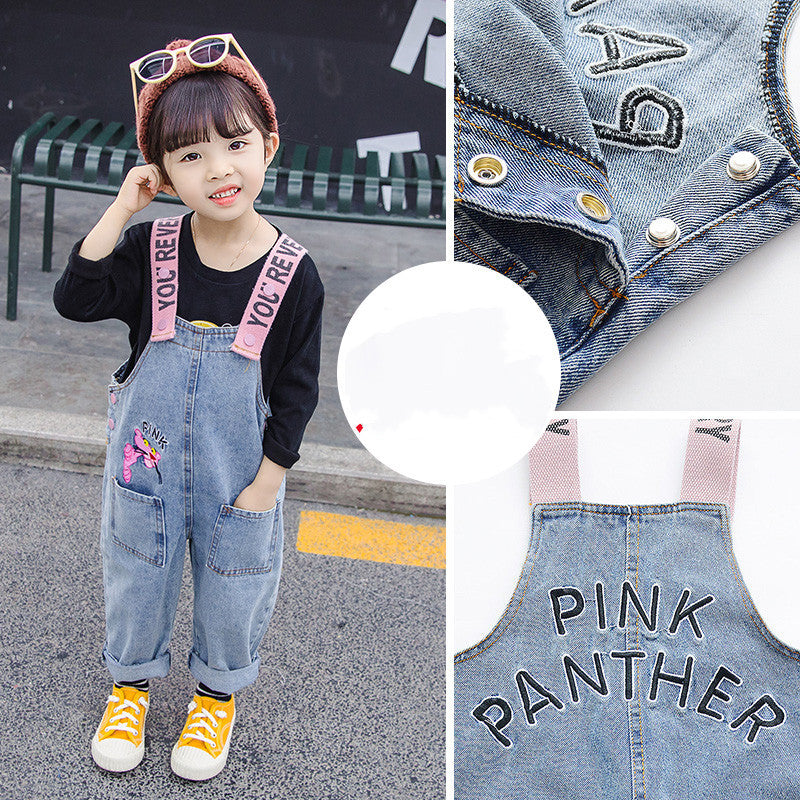 New Autumn Children's Little Girl Jeans Girls