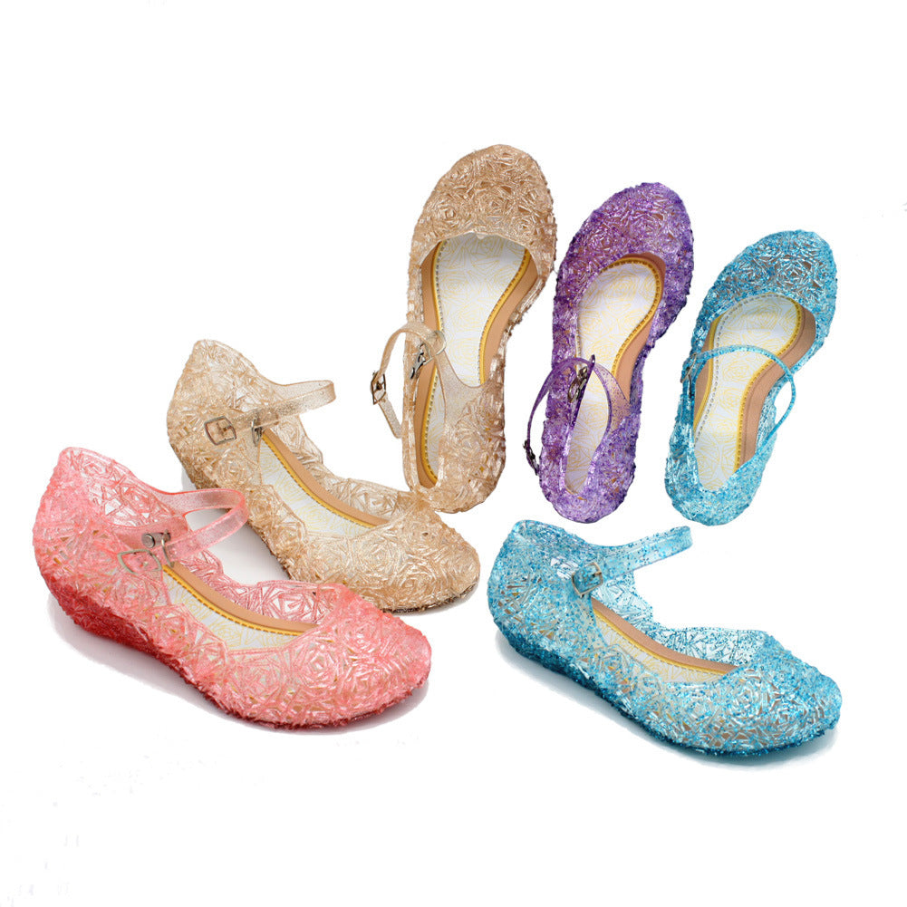 Crystal Shoes Kids Jelly Sandals Shoes Factory Direct