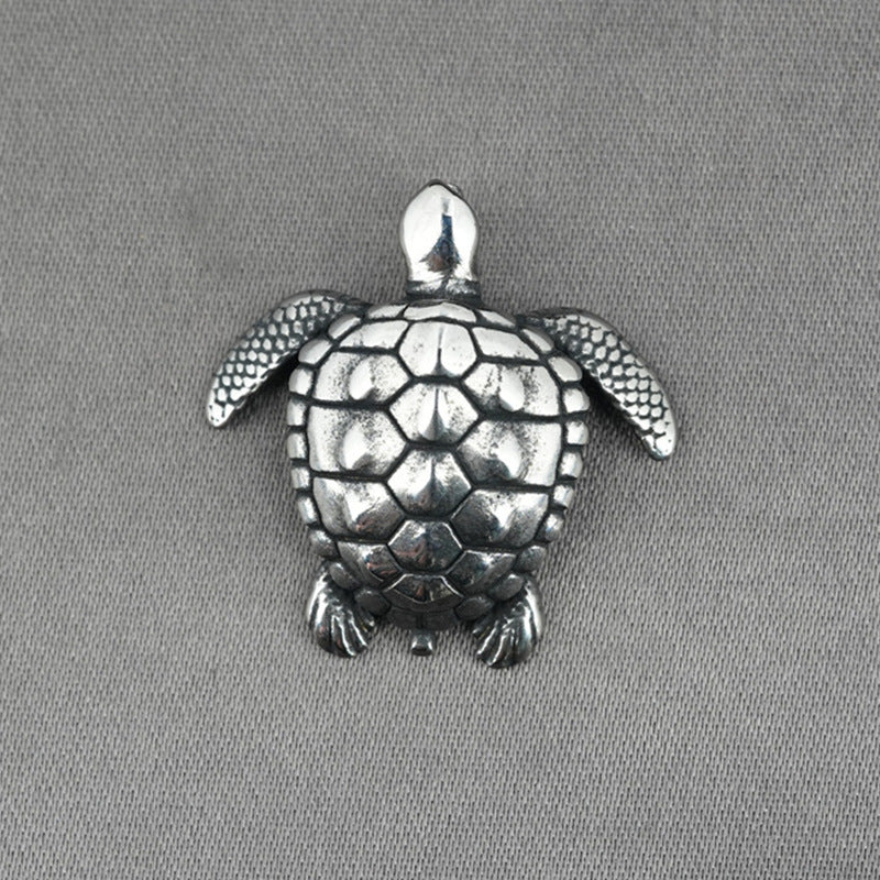 Ornament Accessories Small Sea Turtle Boys Titanium Steel Necklace