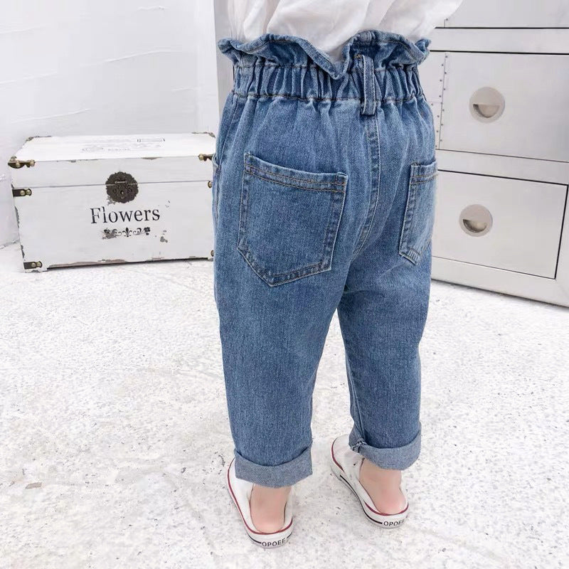 Girls' spring jeans