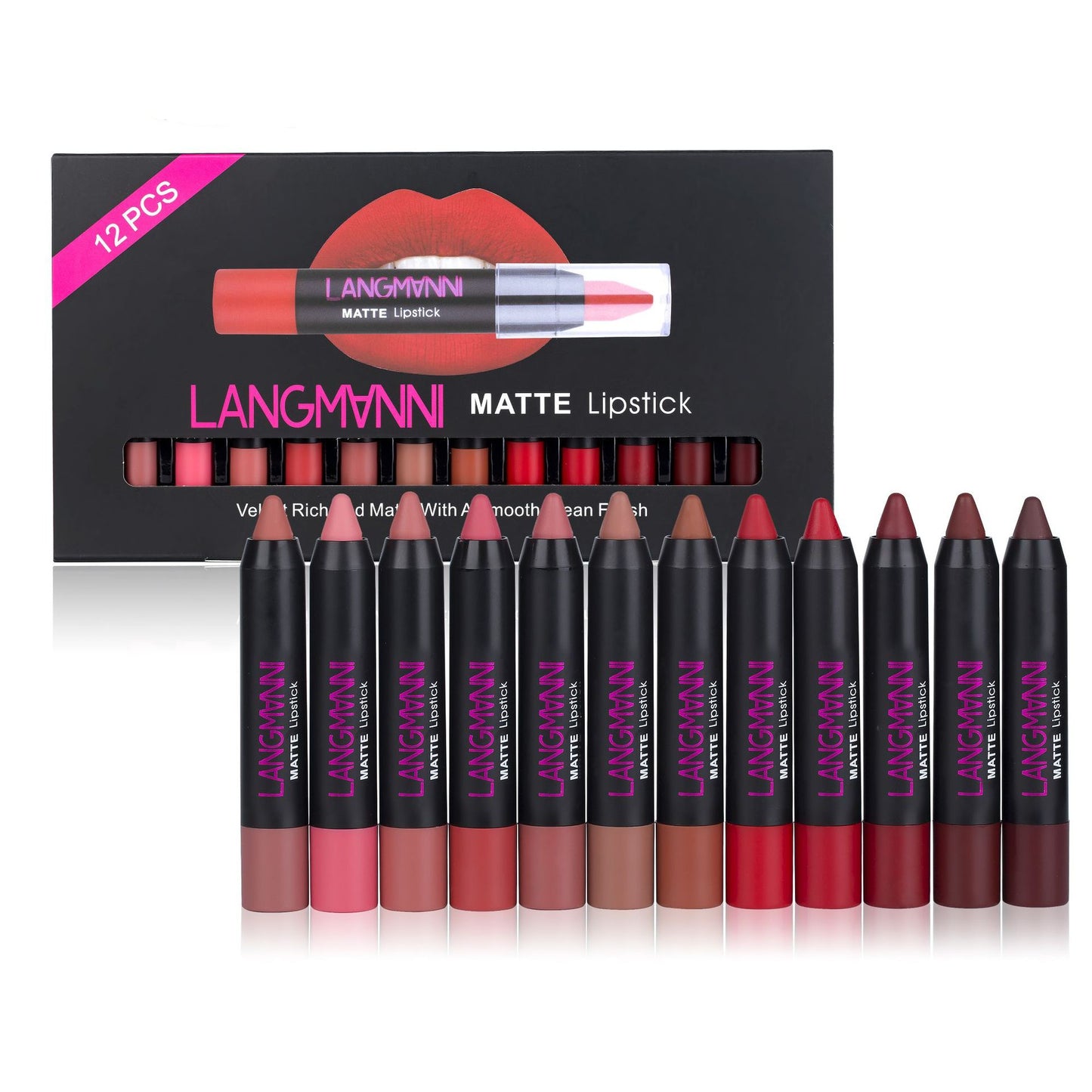 12 lipstick sets