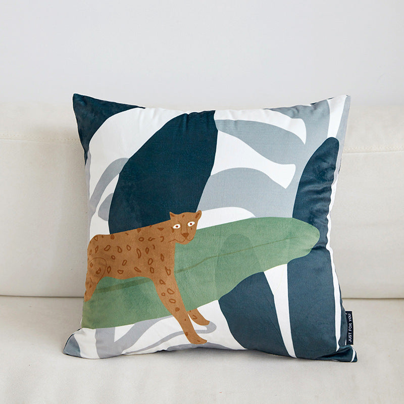 Fabric home plant cushion cover