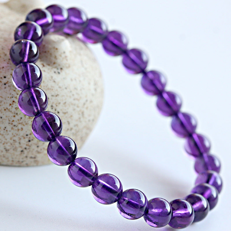 Natural amethyst bracelet