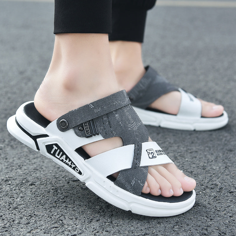 Waterproof Leather Sandals For Men