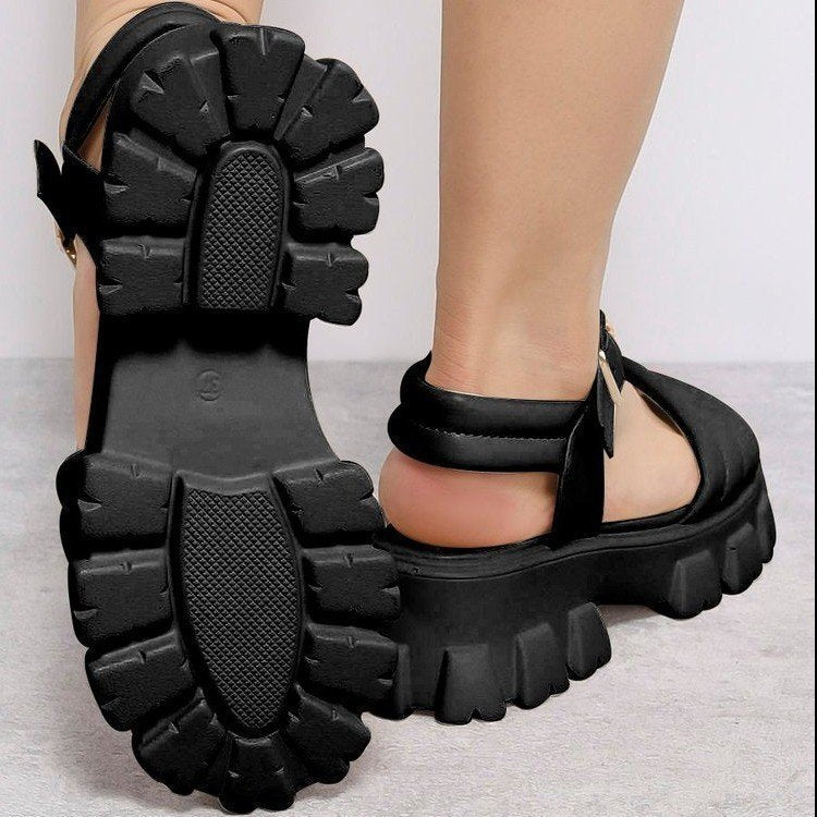 Platform Casual Buckle Ladies Sandals