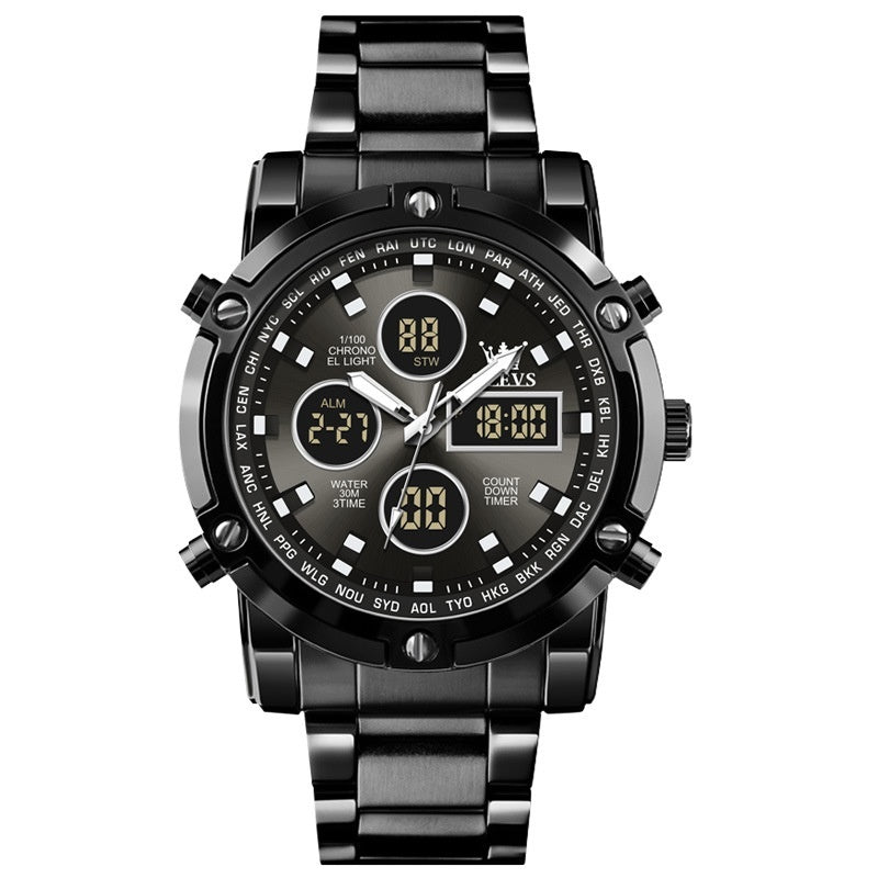 Multi-function Electronic Watch Sports Timing Men's Watch