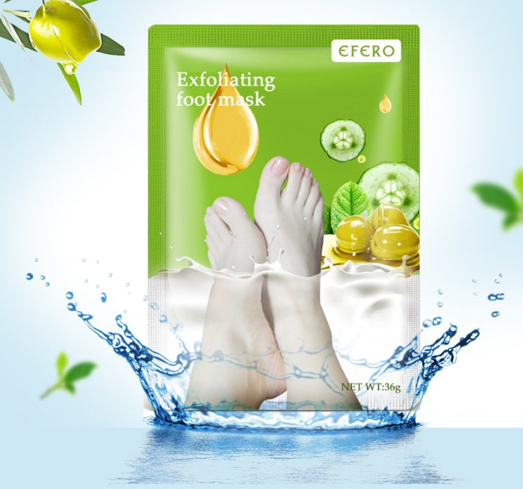 Exfoliating Foot Mask Foot SPA Pedicure Socks Removing Dead Skin Whitening Heels Feet Peeling Anti Cracked Foot Skin Care