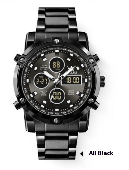 Multi-function Electronic Watch Sports Timing Men's Watch