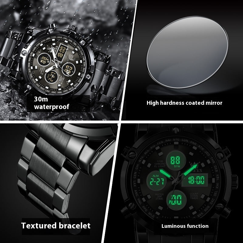 Multi-function Electronic Watch Sports Timing Men's Watch