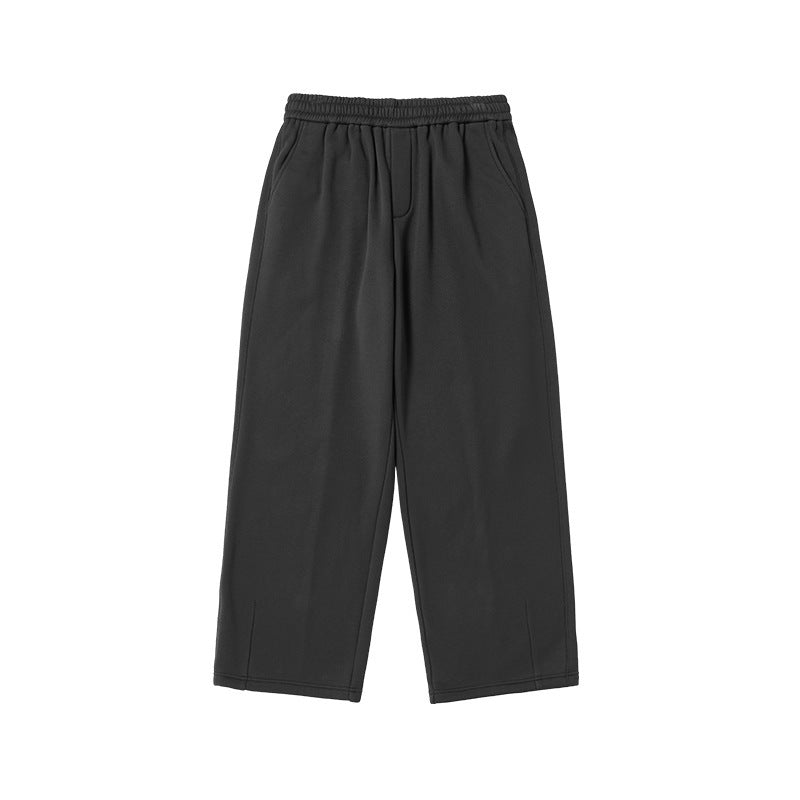 New Thermal Fleece Drawstring Trousers For Men