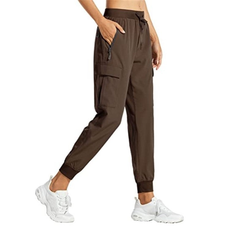 Women's Workwear Jogger Pants Nylon Quick-drying Climbing Pants Sports Fitness Outdoor Casual