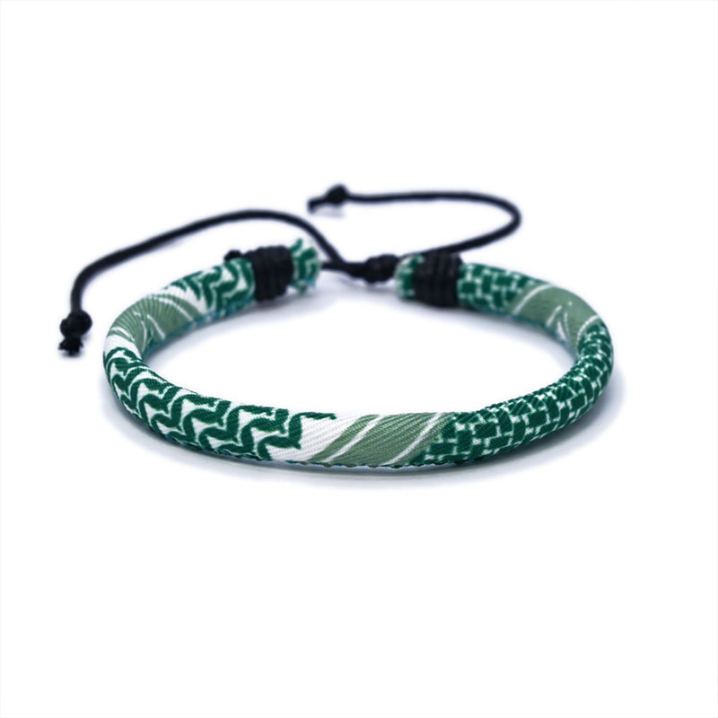 Arabic Scarf Style Woven Bracelet