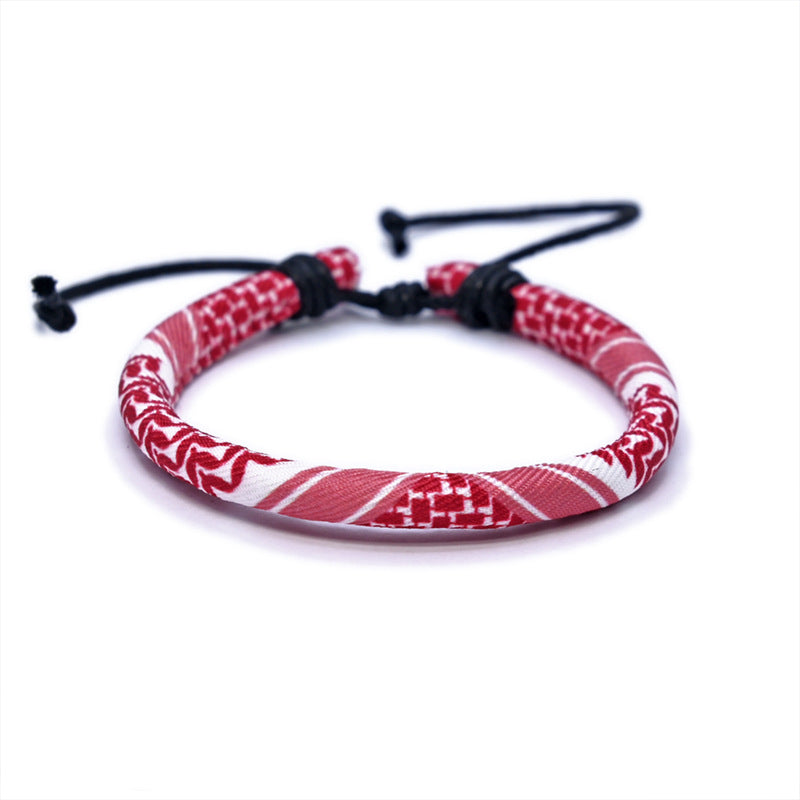 Arabic Scarf Style Woven Bracelet