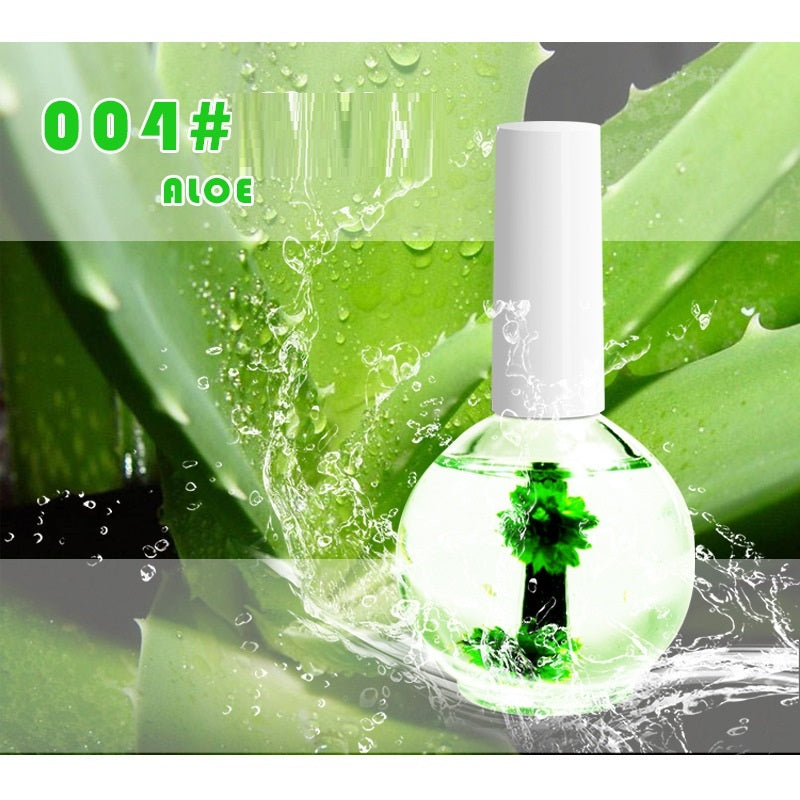 Nail Beauty Dried Flowers Nutrition Nail Treatment Oil Anti-agnail Nail Edge Moisturizing Nail Base Coat Natural Dried Flower Nutrient Solution