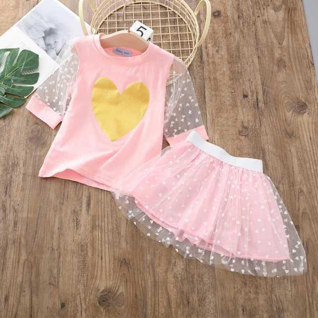 Summer Children Clothes Big Bow T-Shirt Shorts Clothing Set