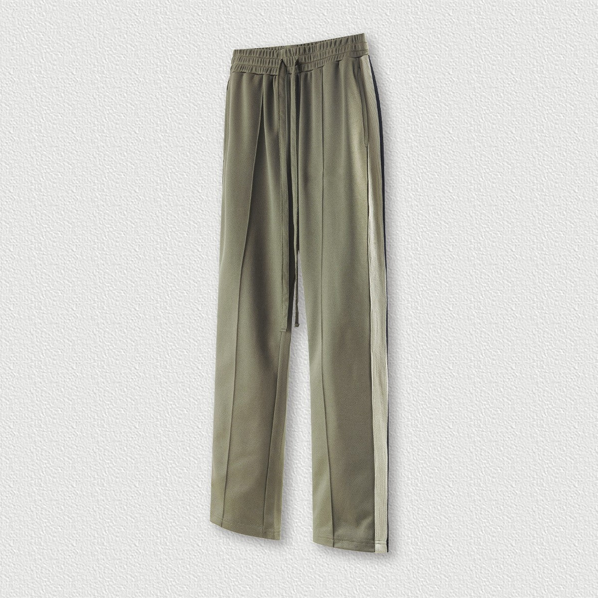 Basic Style Side Ribbon Trousers For Men