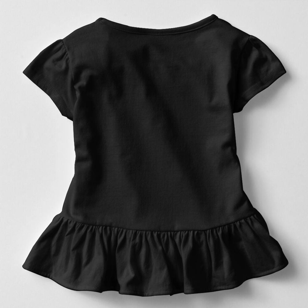 2-6T Girls Short Sleeve Ruffle T-Shirt