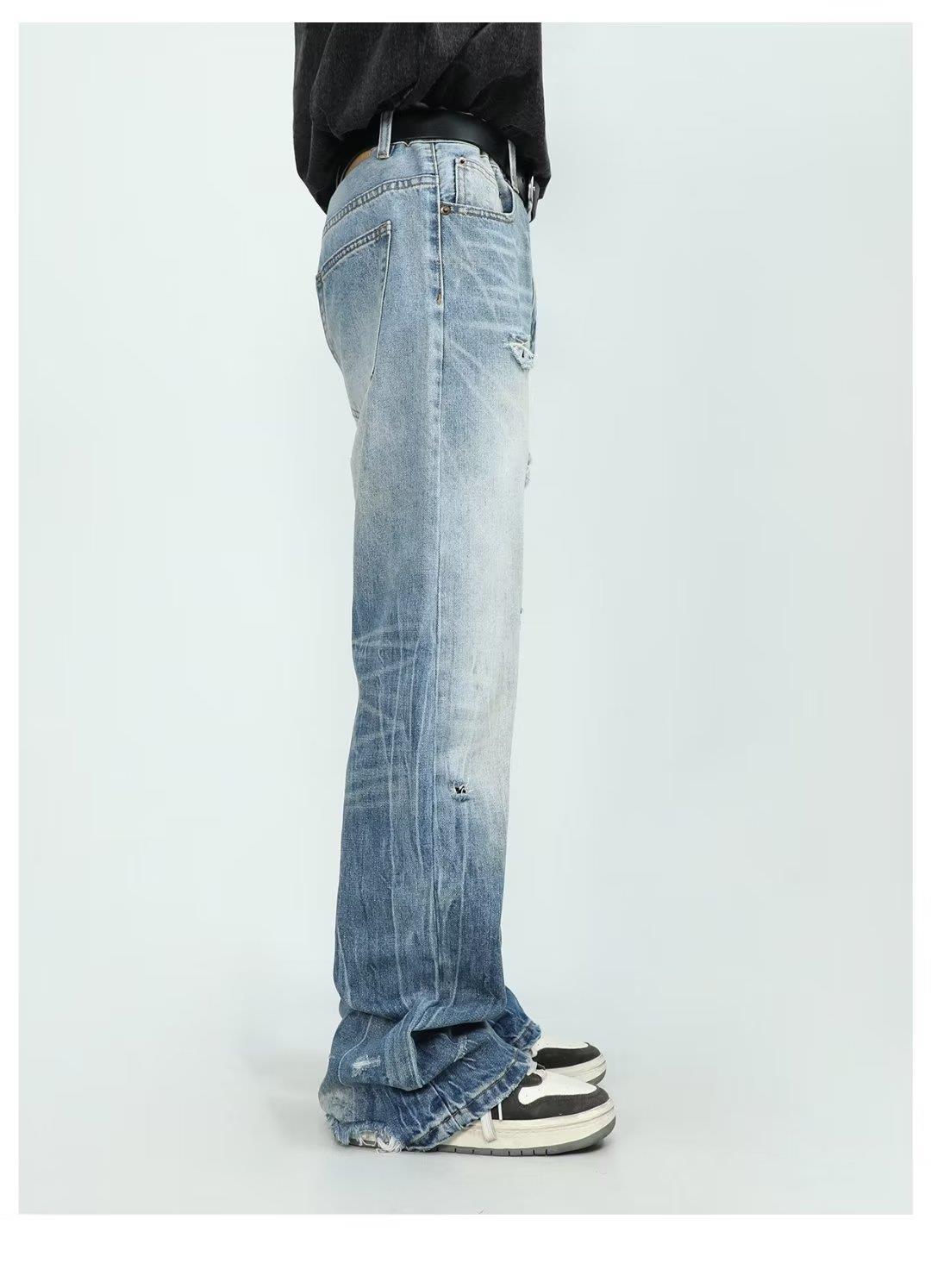 American Ripped Jeans Men And Women Casual