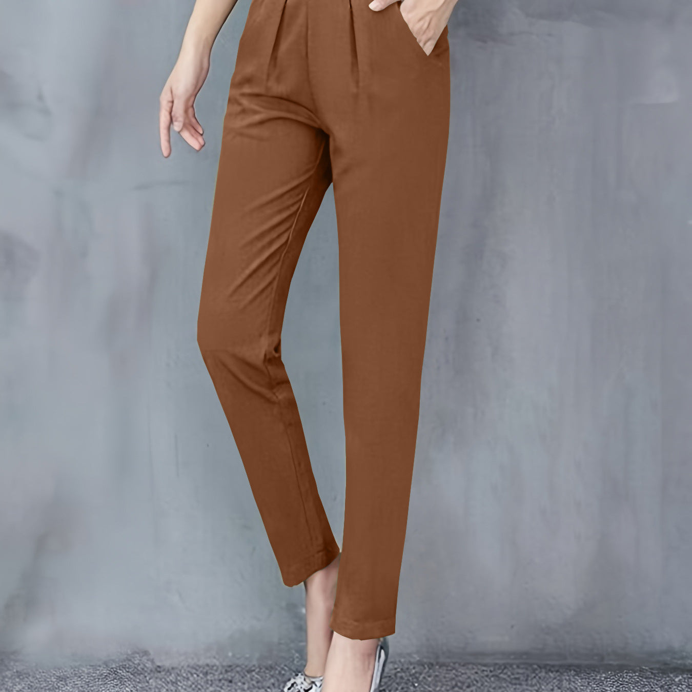 Fall Women's Clothing Slim Fit Slimming Skinny Pants Drape All-matching Harem Pants Casual Outdoor Trendy Ankle Length Pants