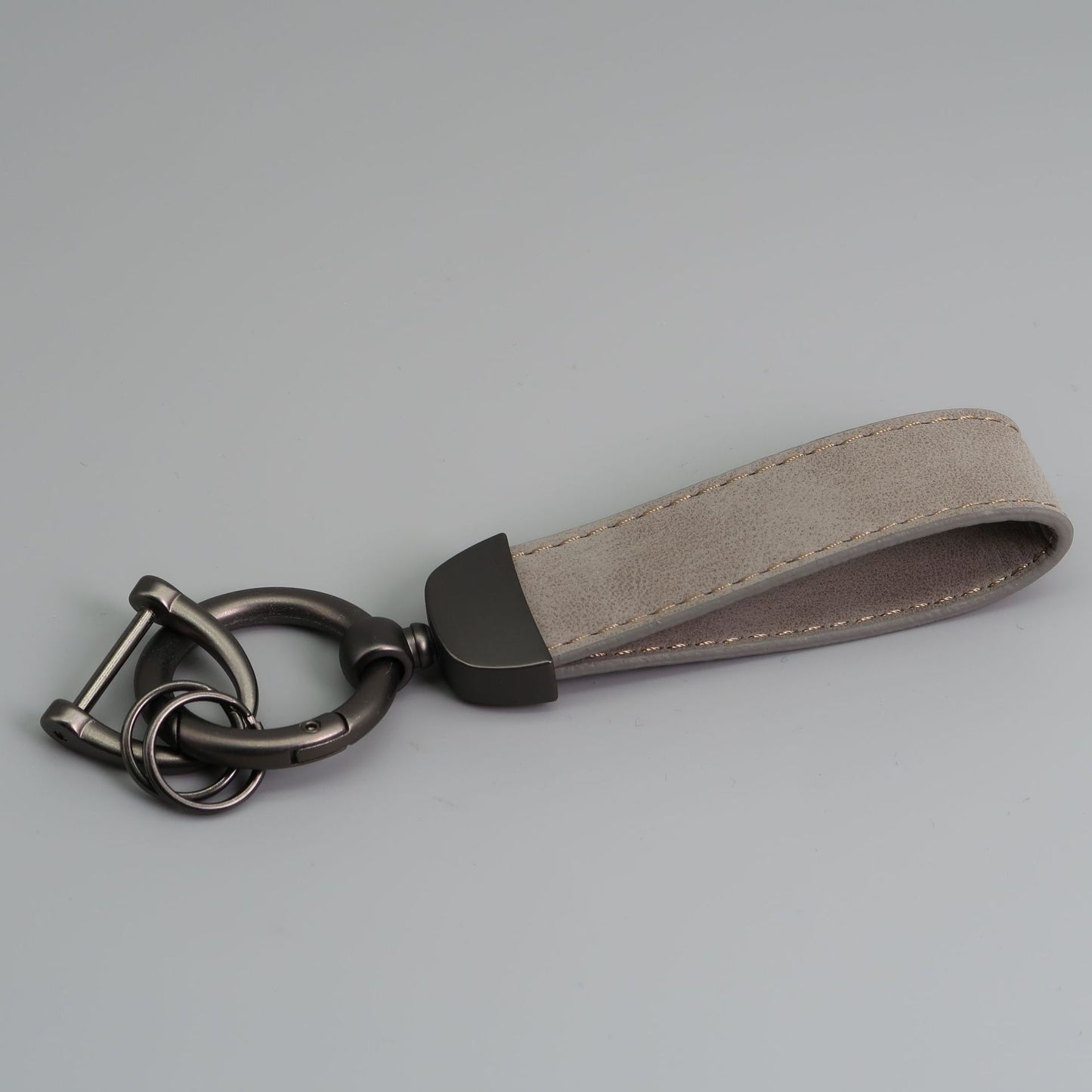 Suede Car Hardware Anti-lost Keychain