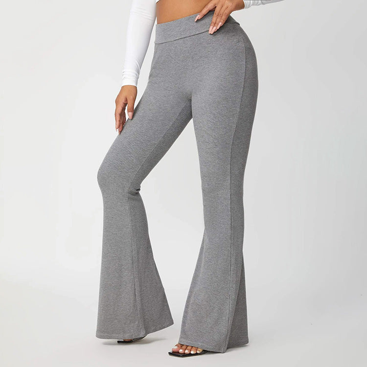 Loose Temperament Commuter Beltless Wide Leg Pants