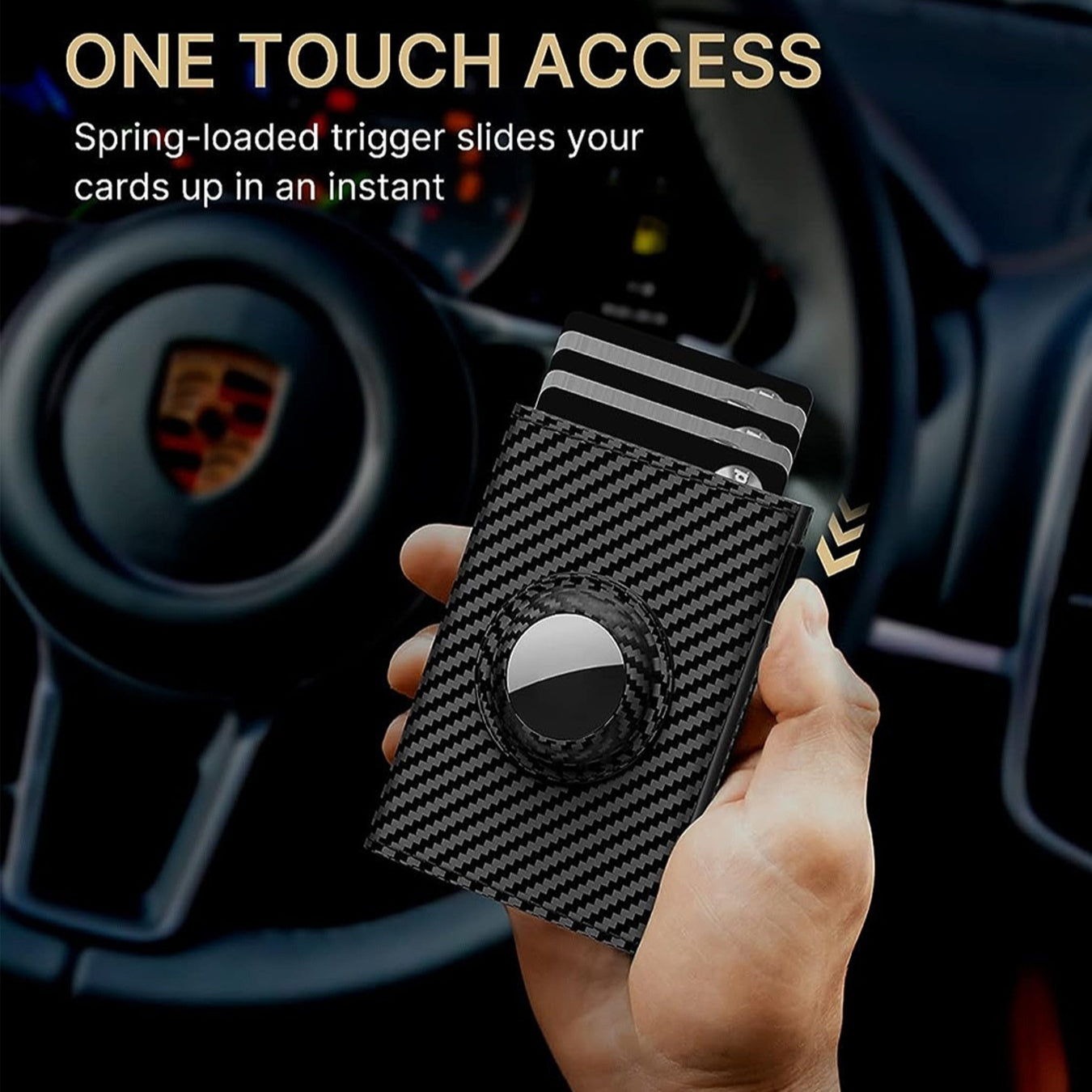 Men's Ultra-thin Smart Wallet Card Clamp