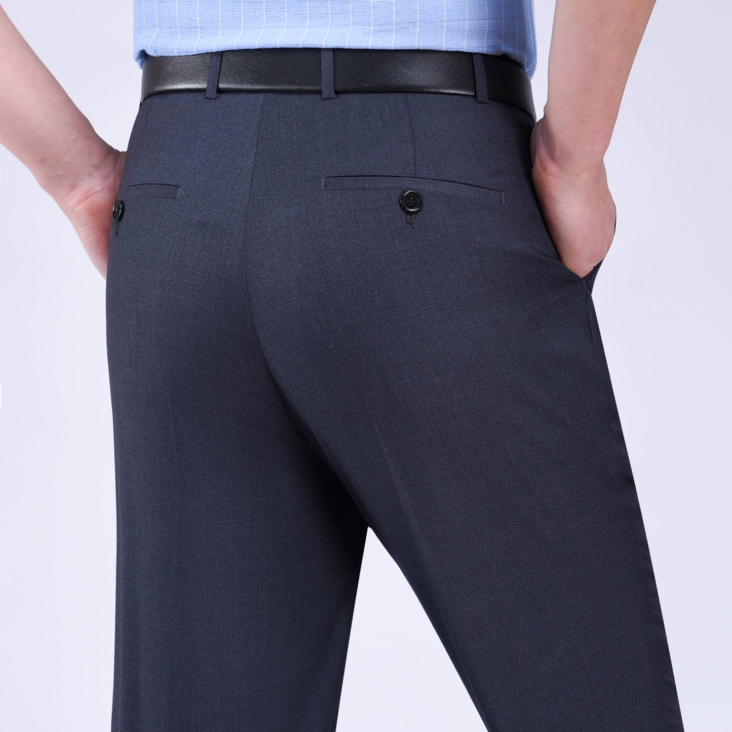 Summer Men's Thin Business Formal Wear Casual Suit Pants