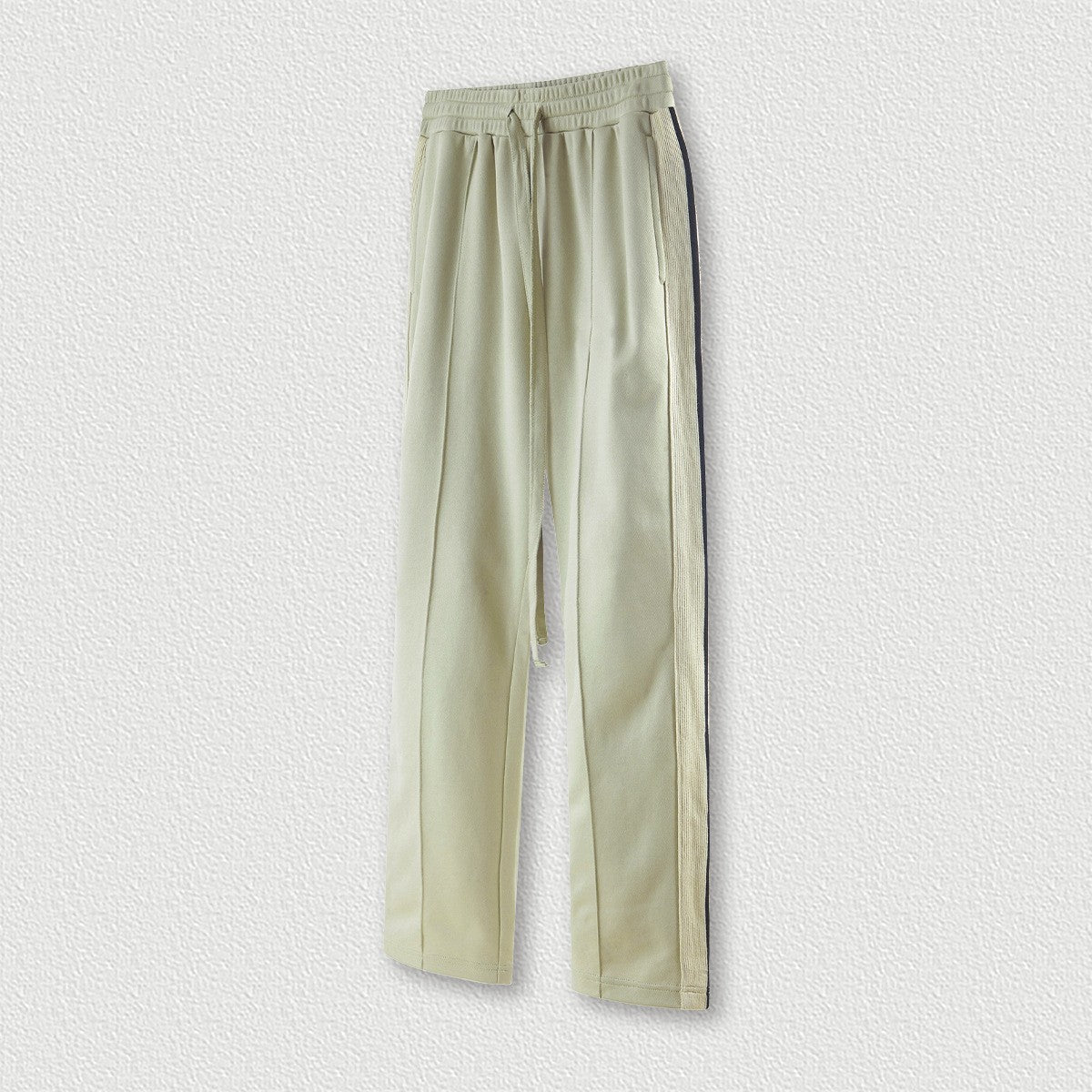 Basic Style Side Ribbon Trousers For Men